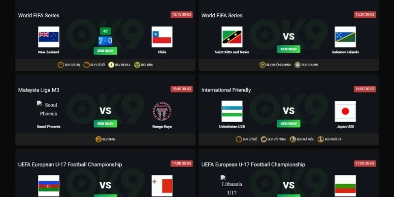 Xem bóng đỉnh cao không tốn một đồng